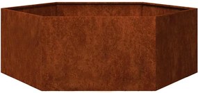 vidaXL Plantenbak roestig 138x120x45 cm cortenstaal