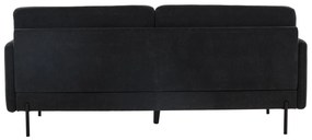 Jörn Urban Sofa - 3-Zitsbank - Zwart Velour Stof - Jorn