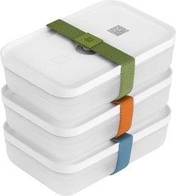 ZWILLING Fresh &amp; Save Vacuüm brooddoos set, L plat / 6-delig, Kunststof, semitransparant-Grijs - Fresh &amp; Save - ZWILLING