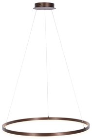 Hanglamp donkerbrons 80 cm incl. LED 3-staps dimbaar - Anello