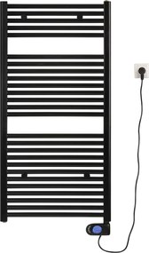 Saqu Fonti elektrische radiator 700W 60x118,5cm mat zwart