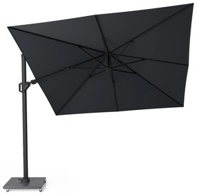 Platinum Challenger zweefparasol 3x3m T2 premium (incl. voet en hoes) jet black