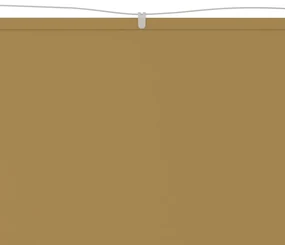 vidaXL Luifel verticaal 200x360 cm oxford stof beige