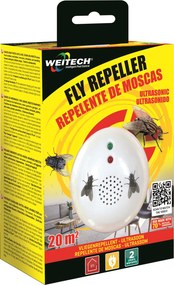 Weitech WK0206 Vliegen- en Muggenverjager - 40 m² - Ultrasoon