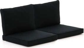 Loungekussen Tuin | Grijs-Antraciet/Zwart | Outdoor Textiel | Madison | 60x60cm | Kees Smit Tuinmeubelen
