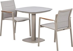 Taste by 4 Seasons Cortina tuinset 3-delig latte - Manolo 75x75 cm