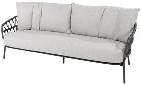 Calpi 3-zits lounge bank met 3 kussens antraciet 4 Seasons Outdoor