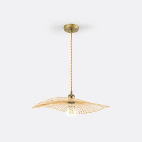 Luchtige hanglamp in bamboeØ50 cm, Ezia