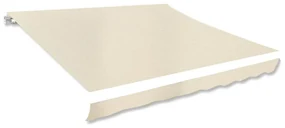 vidaXL Luifeldoek 3x2,5 m canvas crème