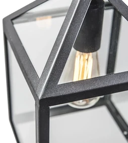 Industriële buiten hanglamp zwart IP23 - Amsterdam Modern, Landelijk E27 Buitenverlichting kubus / vierkant vierkant