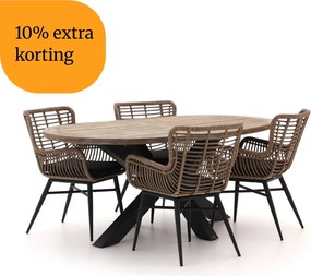 + 10% kassakorting | Diningset Intenso | 4 personen | Tuinset teakhout | 5-delig | Kees Smit Tuinmeubelen