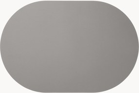 Ovale placemat Pik van kunstleer