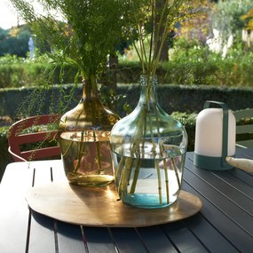 Vaas dame-jeanne in glas H31 cm, Izolia