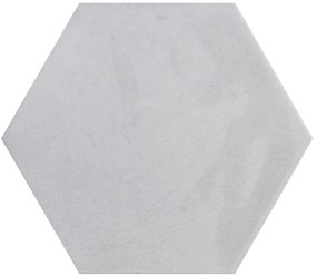 Jabo Moon White keramische wandtegel hexagon 16x18cm