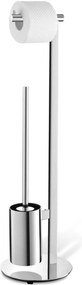 ZACK Scala Toiletbutler Ø 20x72 cm glans RVS