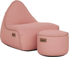 Cobana Lounge Stoel & Pouf Outdoor - Kirra Rose