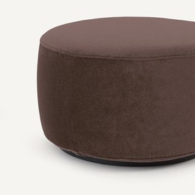 XL voetenbank in linnen fluwelen, Rosebury, ontwerp door Emmanuel Gallina