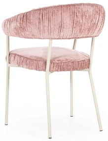 Eleonora Lizzy Roze Eetkamerstoel Klassiek Design