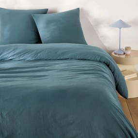 Bedset in gewassen microvezel, recycled polyester