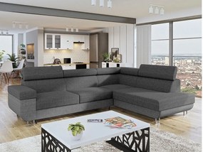 Hoekbank Comfivo Liberta, Aanwezig, Aanwezig, 253x188x71cm, 108 kg, Poten: Metaal, Kunststof