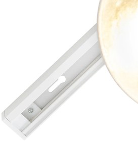 1-fase railsysteem met 6 spots wit verstelbaar - Magnax Jeana