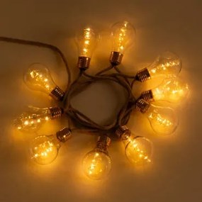 Decoratieve Guirlande Met Led-verlichting 2,60 M Kogger Warm Wit - Sklum