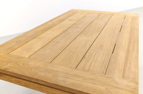 Rome teak tuintafel 170 x 100 cm. - Natural brown