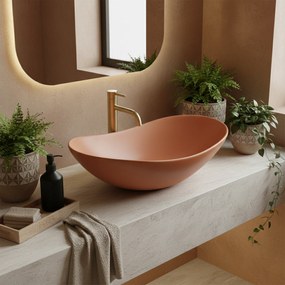 Opzetwastafel Rea Royal Cinnamon Matt