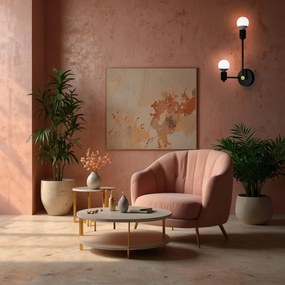 Wandlamp APP1707-2W BLACK