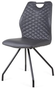 Eetkamerstoel - Carlos - leer Vintage zwart