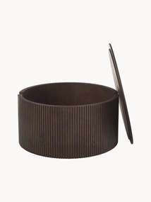 Ronde houten salontafel Nele met opbergruimte