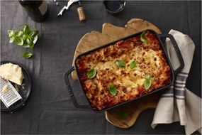 Staub Specialities Ovenschaal 30 cm, Rechthoekig, Zwart - Specialities - Staub