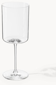 Witte wijnglazen Xavia van kristalglas, 4 stuks
