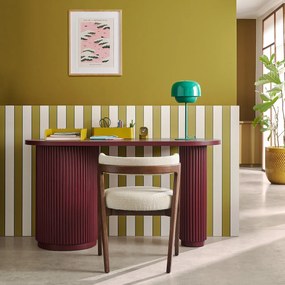 Bureau in organische vorm, 1 deur, Genna