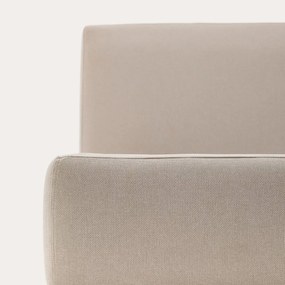 Kave Home Blok Luxe Bedframe Beige Stof 160x200 Cm
