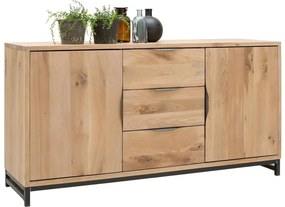 Goossens Dressoir Max, 2 deuren 3 laden