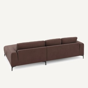 XL hoekbank rechts in linnen fluweel, MARSILE