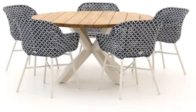 Hartman Delphine/Stephanie ø150cm dining tuinset 6-delig