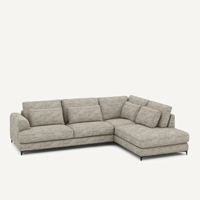 Hoekslaapbank rechts, in gestippeld visgraatmotief, Marsile