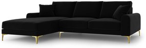 4.5-zitshoekbank Madara links velvet | Mazzini Sofas