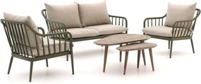 Stoel-bank loungeset Manifesto  | 4 personen | Loungeset Groen | Aluminium | Kees Smit Tuinmeubelen
