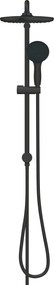 Grohe QuickFix Vitalio Start glijstangset met regendouche en 3 straalsoorten mat zwart