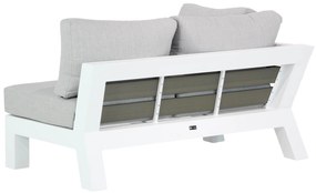 Hoek loungeset 5 personen Aluminium Wit  Santika Furniture Santika Yovita