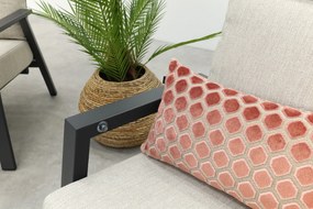 Lagos/Milford stoel-bank loungeset 4-delig verstelbaar