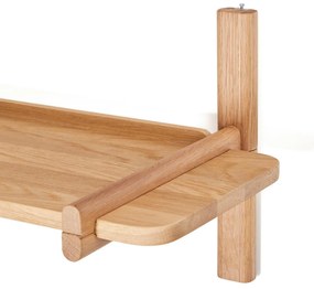 Kave Home Sitra Design Wandplank Eiken 110 Cm - 110x23x28cm.