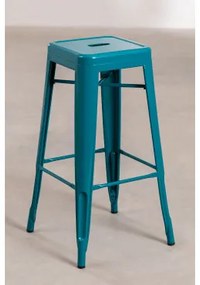 Pak 4 Hoge Krukken (76 Cm) Lix Blauw – Turquoise - Sklum
