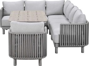Garden Impressions Andong lounge dining set 6-delig - taupe