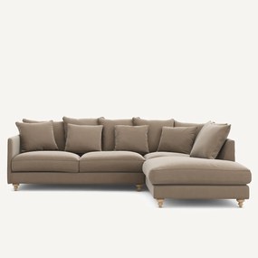 Fluwelen hoekslaapbank, Lazare