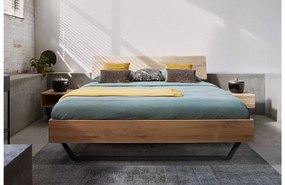 Goossens Bedframe Slade, Bedframe 140 x 200 cm hoofdbord organisch