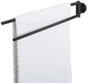 Tiger Urban Handdoekhouder - dubbel - draaibaar - rond - zwart 1316330746
